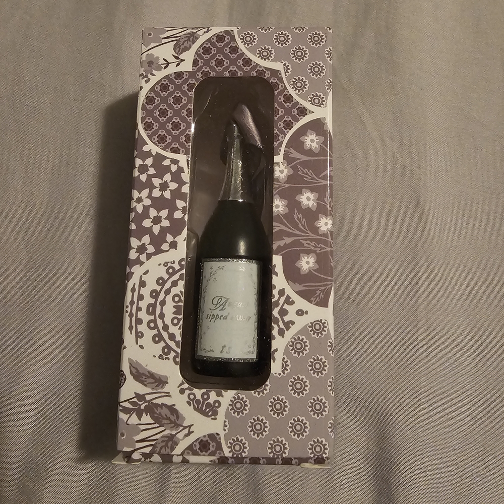 Taylor Swift 2024 Sold Out Folklore Wine Ornament August Slipped Away NWT